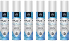 Summer s Eve Feminine Deodorant Spray Baby Powder Scent 2oz 6 Pack