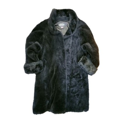 LG BLK FAUX FUR Olympia Limited #Y2K #VintageFur #MobWifeStyle FREE SHIPPING