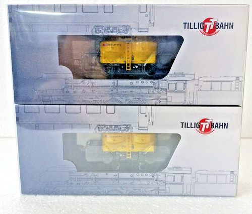 Tillig 01765 TT 2-tlg Set Silowagen Ucs SBB Ep. IV - TOP kein Einsatz OVP | Condition: Neu