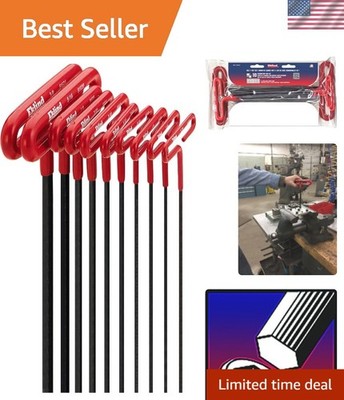 EKLIND 53910 Cushion Grip Hex T-Key allen wrench - 10pc set SAE Inch Sizes 3/...