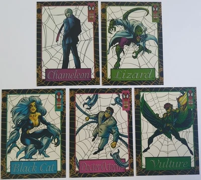 Amazing Spider-Man 1994 Fleer Lotto 5 Suspended Animation Chase Cards - Bild 1 von 4