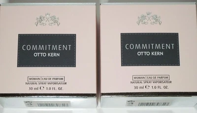 (483,17 € / L), OTTO KERN COMMITMENT, 2x 30 ml Eau de Parfum, OVP