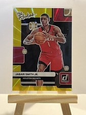 2022-23 Donruss Jabari Smith Jr The Rookies Yellow Laser Holo RC 20/25 #3