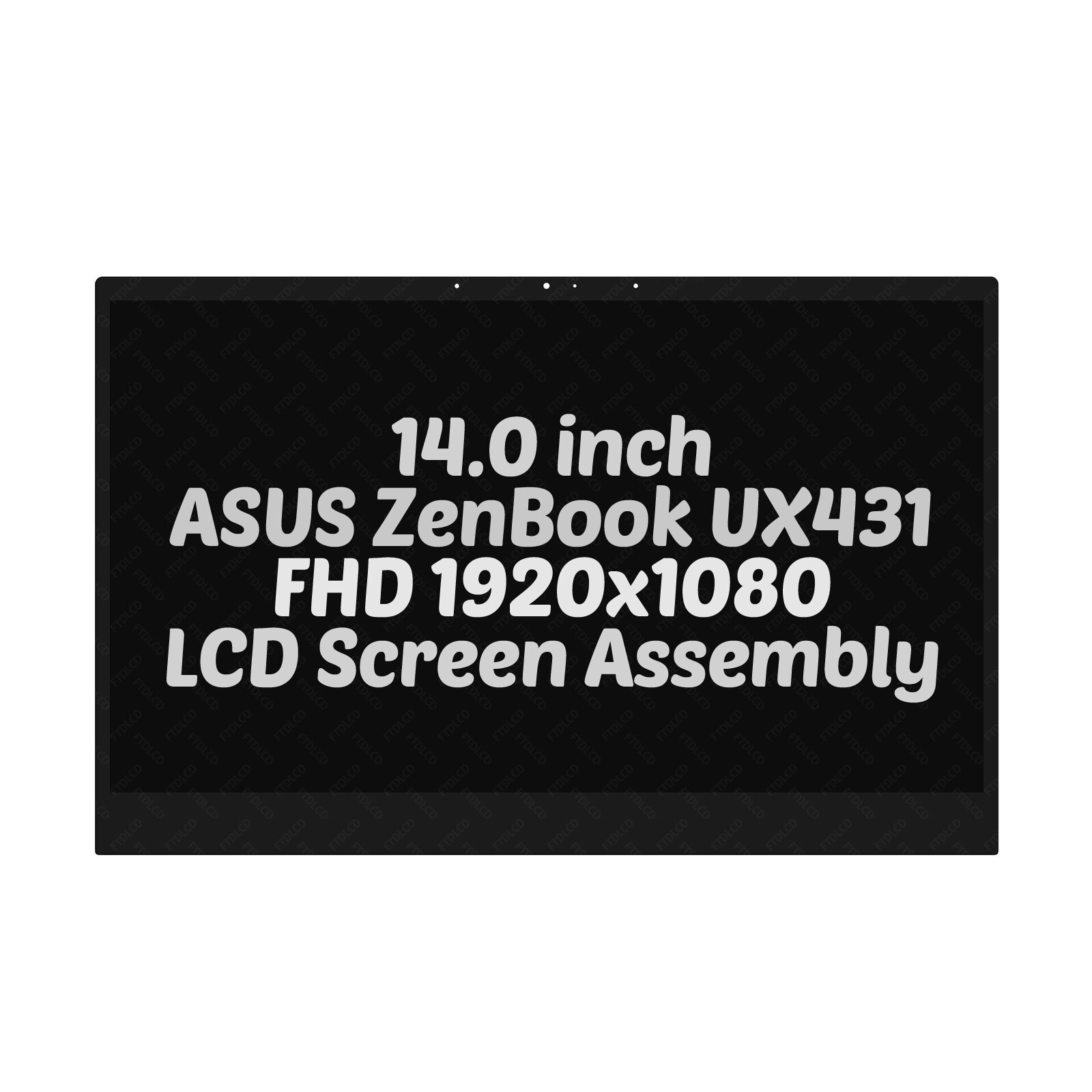 Nappe écran LED Originale HQ21310356000 Pour Asus Zenbook 14 UX431DA - Écran Tactile - Couleur Gris
