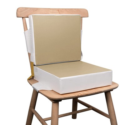 Portable Child Booster Seat with Dual Cushions   Easy to Clean & Waterproof