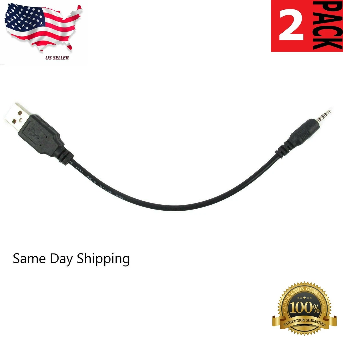 arv Feasibility nærme sig 2pcs USB CHARGING Charger Cable For JBL Synchros E40BT E50BT Headphones |  eBay