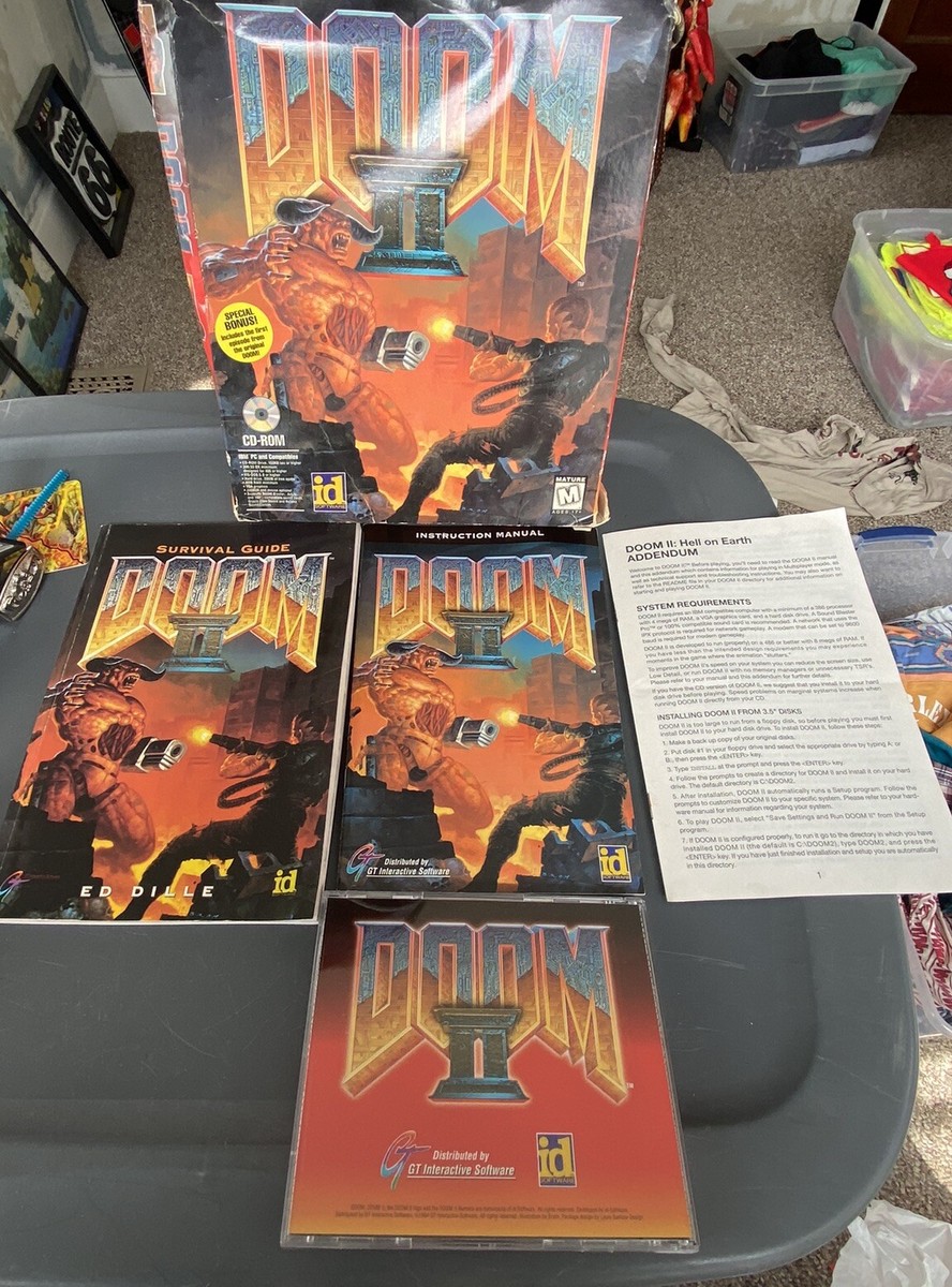 DOOM II ドゥーム2 ドゥームII[CD-ROM版] PCゲーム DOOM II : For PC WINDOWS 95 CD-ROM Video Game Disc Only | eBay