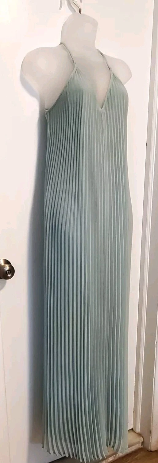 UNDERCOVER Maxi Abito Victorias Secret Chiffon Piegate Medium OTTIME CONDIZIONI