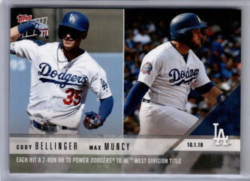 2018 Topps Now 829 Cody Bellinger / Max Muncy