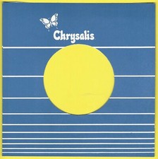 CHRYSALIS RECORDS stripe REPRODUCTION RECORD COMPANY SLEEVES - pack of 10 
