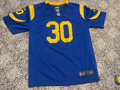 NFL Todd Gurley #30 Nike LA Rams Retro Blue On Field Youth Jersey