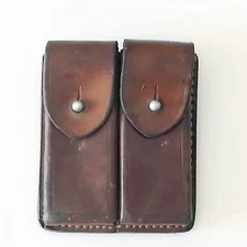 Surplus Original Chinese Military Tokarev Leather Pistol Ammo Pouch