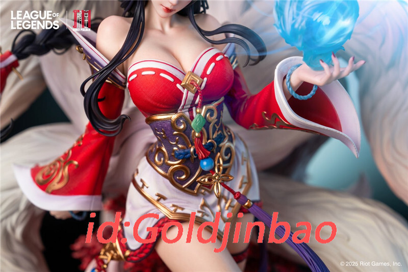 JIMEI Palace LOL the Nine-Tailed Fox Model Ahri Statue In Stock