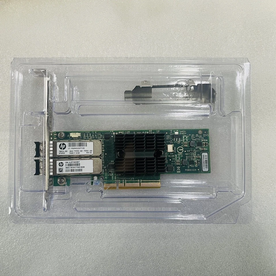 HP Ethernet 10Gb 2-port 546SFP+ Adapter 546SFP = MCX312B +455885-001 SFP network - Image 2 of 4