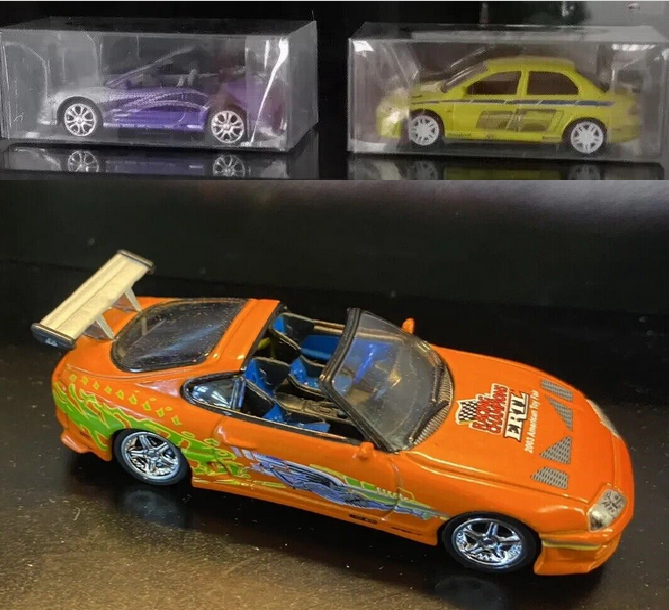 Fast And The Furious 1/64 Toyota Supra VHTF Bonus 2 Pack F2F EVO