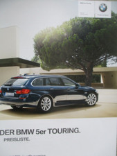 BMW 520i 528i 535i xdrive 530i 550i,520d-M550d F11 Touring prezzo 1/2013