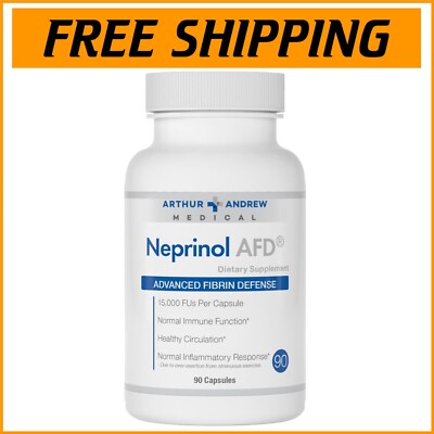 Neprinol AFD Multi-Enzyme Blend with Serrapeptase & Nattokinase, 90 Capsule-#