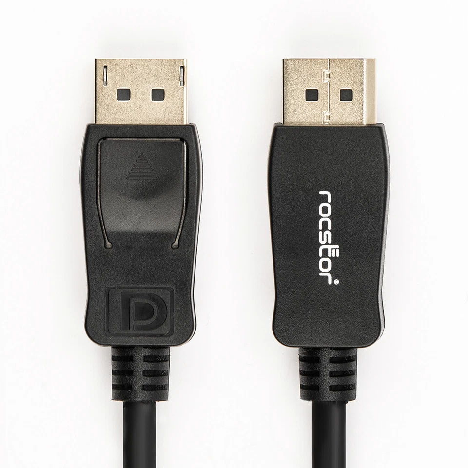 Rocstor Y10C236-B1 Cb 10Ft Displayport 1.2 Cable M 4K2K 3840X2160 60Hz Res - Image 3 of 4