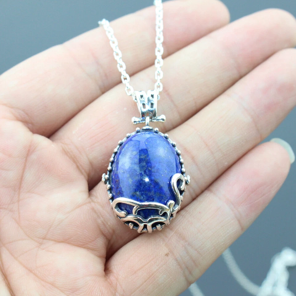 Collar de plata Daylight Nature Lapislázuli S925 The Vampire Diaries Katherine Pierce  Foto 2 de 4