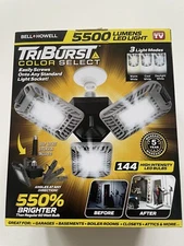 LED light Color Select TriBurst 5500 Lumens.  Garage Multi Areas.