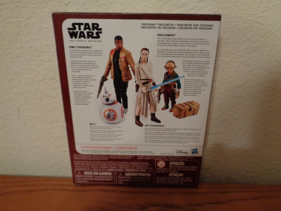 Juego de figuras de acción Star Wars Takodana Encounter 3,75" Maz Kanata, Rey, BB-8, Finn Foto 4 de 4