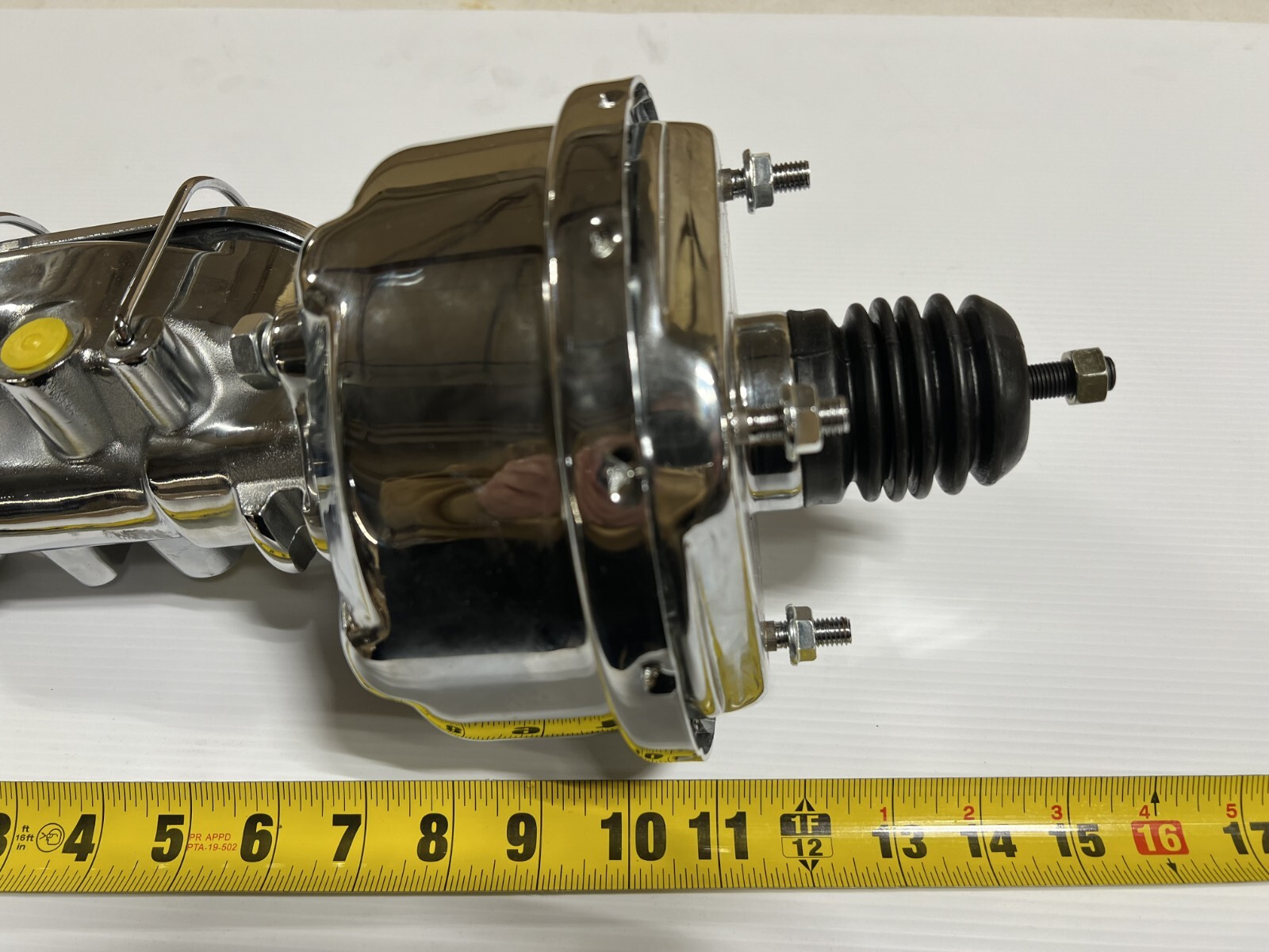7" Street Hot Rod Power Brake Booster & Master Cylinder CHROME Brakes