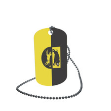 Dog Tag Flag Bunting Adelberg Dog Tag Aluminium 30 x 50mm