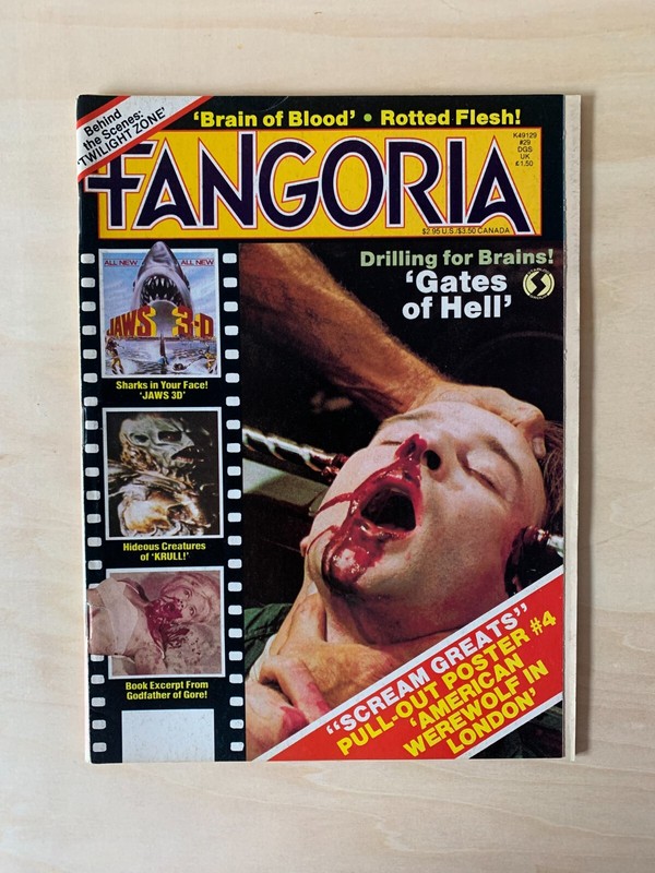 Fangoria Magazine #29 (1983) - An American Werewolf in London/Dead Zone w/Poster