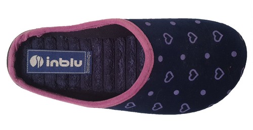 INBLU WOMENS CLOG SLIPPERS MULE SLIP ON COMFORT OUTDOOR ANIMAL HEARTS PADDED - Picture 15 of 82