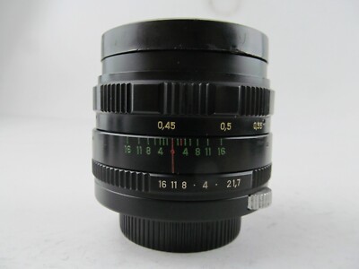 US Stock Zenitar-M 50mm f1.7 Manual Soviet CLA portrait Lens DSLR M42 Mount