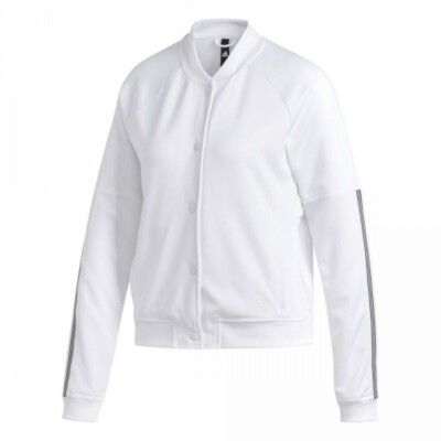 ADIDAS W Snap Jacket RETRO BOMBER Women Extra-Small (XS) DU1932 NEW with TAGS!
