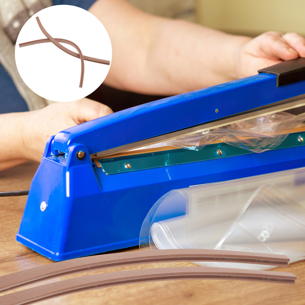 2 Pcs Sealer Sponge Strips Elements Sealing Machines For Hand Pressure