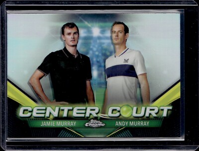 2024 Topps Chrome Tennis Jamie Murray / Andy Murray Center Court Insert