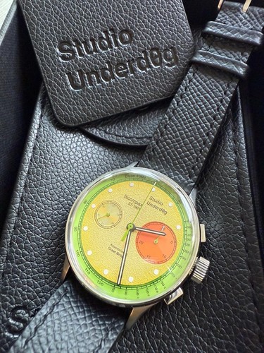 Nuovo Orologio Studio Underdog Underd0g Av0cado (Gen3) Open Back Edizione Limitata - Foto 6 di 9