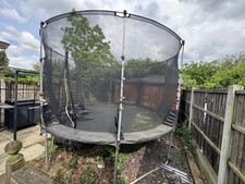 12ft Circumference with Safety Net 15ft Tall Trampoline Safety Enclosure