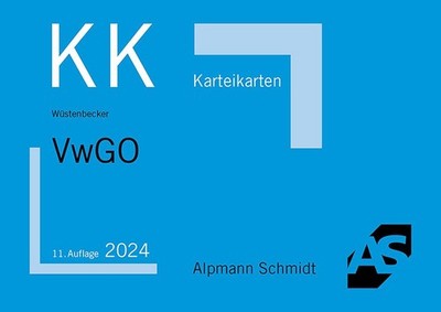 Karteikarten VwGO Horst Wüstenbecker