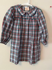 The Beaufort Bonnet Company Green and Red Plaid Dress Size 5