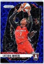 2024 Panini Prizm WNBA #54 Laeticia Amihere Blue Velocity Prizms