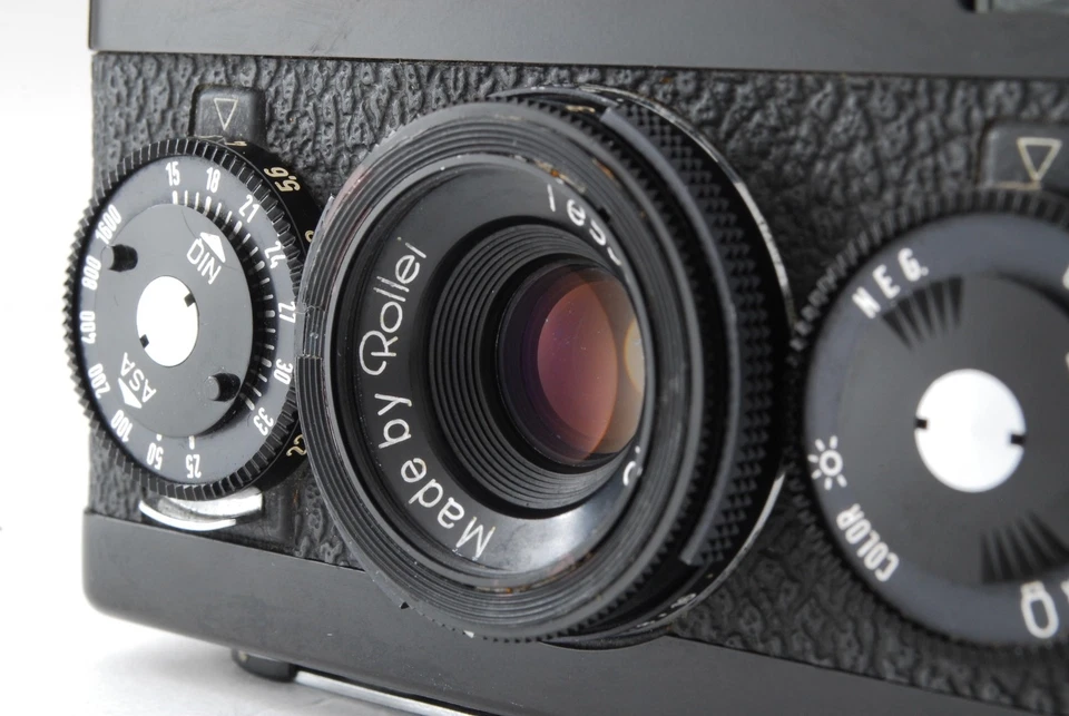 Meter Works [Near MINT] Rollei 35 Black Film Camera Tessar 40mm F3.5 From JAPAN - Image 3 of 4