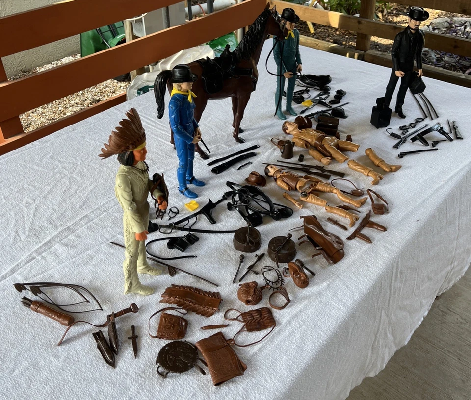 Figuras de acción, caballo y accesorios Marx Johnny West Foto 3 de 4