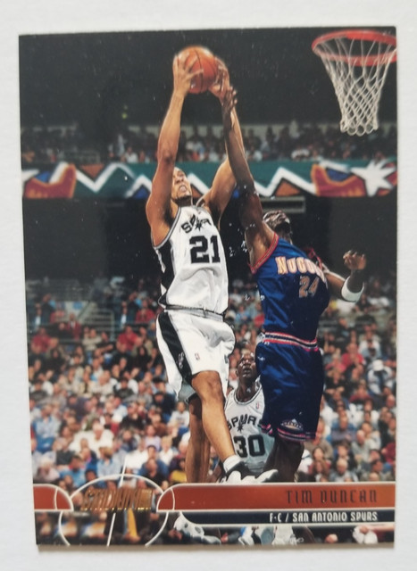 Tim Duncan 2000-01 Stadium Club #69 San Antonio Spurs