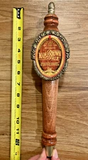 Michelob Beer Tap Handle Knob Keg Bar Top Brewing Maple Brown Ale Wood Metal