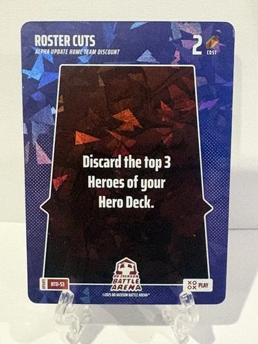 Bo Jackson Battle Arena Alpha Blast #HTD-53 Roster Cuts Home Team Discount Play