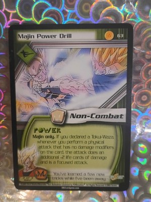 2003 Score CCG - TCG, 3 Star DBZ Card, Majin Power Drill #63