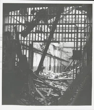 Press Photo Rubble at Dauphin County Prison Interior Demolition - pna14054