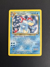 Pokémon TCG Feraligatr Neo Genesis Holo Rare 100 HP 4/111