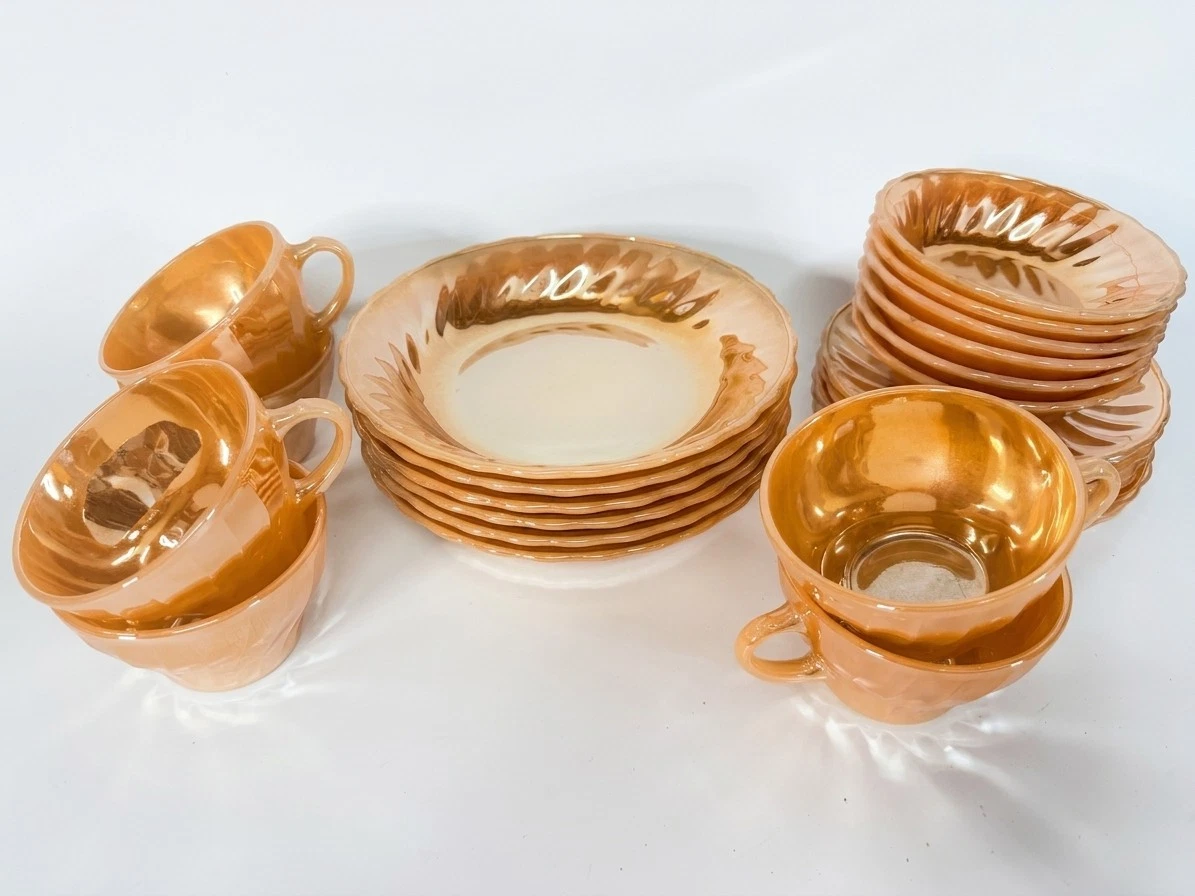 40s 50s Fire king ファイヤーキング ミキシングボウル ゴールド Fire King Swirl for sale | eBay