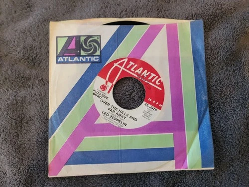 LED ZEPPELIN OVER THE HILLS AND FAR AWAY PROMO MONO ATLANTIC 45-2970
