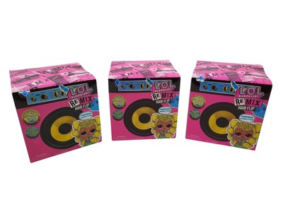 #ad LOL Surprise Remix Hair Flip Doll With 15 Surprises Brand New Sealed lot of 3 $26.95