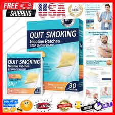 Stop Aid,Helping Quit Patch,Stop Patches,Step 1,30 Patches,21mg Delivered Ove...